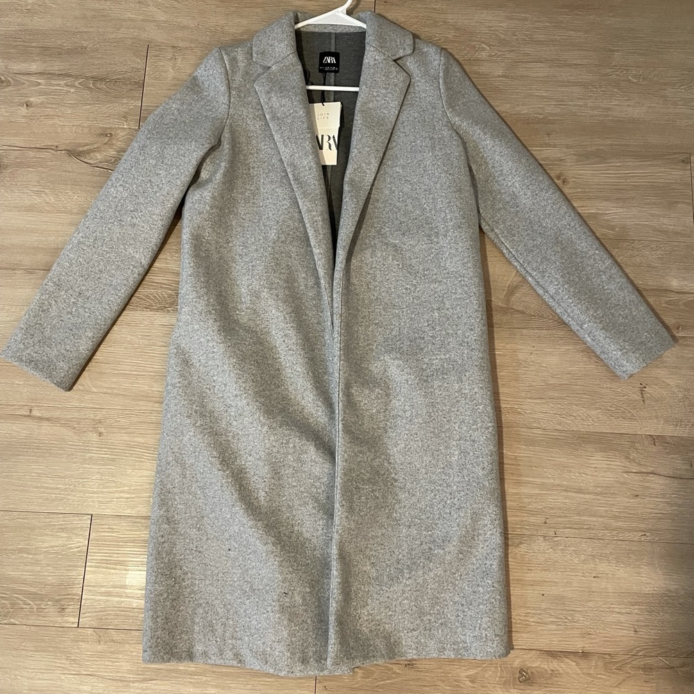 Zara calf length coat